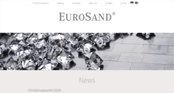 Desktop Screenshot of eurosand.de
