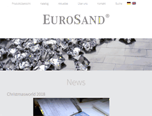 Tablet Screenshot of eurosand.de